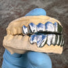 Real Solid 925 Sterling Silver Permanent Cuts Perm Custom Grillz