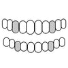 Real Solid 925 Sterling Silver Permanent Cuts Perm Custom Grillz