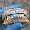 Real Solid 925 Sterling Silver Permanent Look Single Caps Custom Grillz