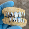 Real Solid 925 Sterling Silver Permanent Look Single Caps Custom Grillz