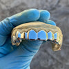 Real Solid 925 Sterling Silver Plain Custom Grillz