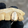 Real Solid Gold Nugget 10K Gold Single Cap Custom Grillz