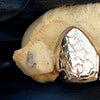 Real Solid Gold Nugget 10K Gold Single Cap Custom Grillz