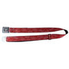 Red /White Paisley Buckle-Down Belt