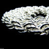 Rope Chain Necklace Silver Tone 10mm Thick x 30" Inch