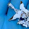 Saint Michael Archangel Solid 925 Sterling Silver Pendant