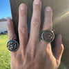 Saint St Michael San Miguel Ring "Protect Us"  Stainless Steel Size 7-15