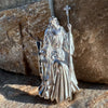 Santa Muerte 925 Sterling Silver AK47 Gun Moissanite VVS1 Pendant Dije De Plata