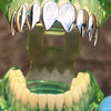 Shark Grillz Eight Top Teeth Plain Silver Tone