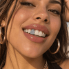 Shiny Silver Tone CZ Baguettes Big Large Tooth Single Cap Iced Bling Out Grillz