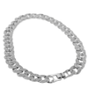 Silver 18" x 15MM Cuban Choker Chain