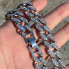 Silver 20" x 15MM Cuban Choker Chain