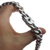 Silver 316L Stainless Steel 18" x 18MM Cuban Chain Necklace