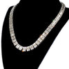 Silver Baguette Chain 10MM 18" Inch