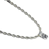 Silver Plated Rope Chain Necklace 3MM-5MM Thick x 24" Inch