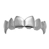 Silver Pointy Top Teeth Vampire Fang Grillz