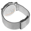 Silver /Silver Flat Band Hip Hop Watch