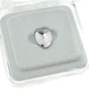 Silver Tone Bottom Single Tooth Cap