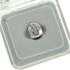 Silver Tone Cross Iced CZ Top Single Tooth Cap