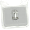 Silver Tone Cross Shaped Single Top Tooth Cap