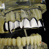 Silver Tone Eight Top Teeth Vampire Fangs Grillz