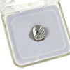 Silver Tone Iced Half-Stone Top Tooth Single Cap
