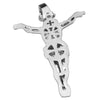 Silver Tone Jesus Body Pendant (Med)