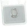 Silver Tone Open Face Single Top Tooth Cap Grillz