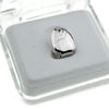 Silver Tone Plain Single Top Tooth Cap