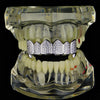 Silver Tone Premium CZ Iced Top Fang Grillz