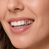 Silver Tone Red Cross CZ Single Iced Teeth Bling Out Open Face Grill