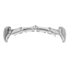 Silver Tone Slim Bar Top Half Vampire Fangs Grillz