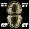 SINGLE TOOTH CAP #8 Real Solid 22K Gold Custom Grillz Teeth Grills or Single One Tooth Cap