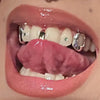 Solid 10K 14K or 18K Gold Single Gap Grill Custom Grillz Tooth