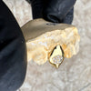 Solid 10K Gold OR 14K Gold Custom Pentagram Star Fang Grillz Vampire Single Canine Teeth Cap