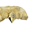 Solid 10K Gold OR 14K Gold Custom Pentagram Star Fang Grillz Vampire Single Canine Teeth Cap