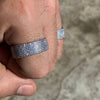 Solid 925 Sterling Silver Eternity Band Iced Flooded Out CZ Ring