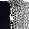 Solid 925 Sterling Silver Flat Cuban Link Chain Necklace Thin 3MM (18-22")