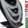 Solid 925 Sterling Silver Flat Cuban Link Chain Necklace Thin 3MM (18-30")