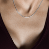 Solid 925 Sterling Silver Flat Cuban Link Chain Necklace Thin 3MM (18-30")