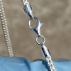 Solid 925 Sterling Silver Franco Chain Necklace Italy 2MM 16"-24"