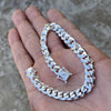 Solid 925 Sterling Silver Miami Cuban Link Bracelet 8.5" in x 8mm