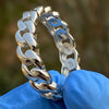 Solid 925 Sterling Silver Plain Cuban Link Ring