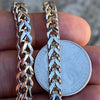 Solid Stainless Steel Franco Chain Necklace 36"