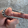 Stainless Steel Cuban Link Bracelet Flooded Out Moissanite Iced Clasp 8MM