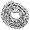 Stainless Steel One Row Iced Flooded Out Chain Necklace  18"