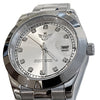 Stainless Steel Watch Silver Tone Automatic Mechanical Self Wind