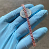 Tennis Bracelet Pink Iced Rose Gold Finish 7" or 8" Inch