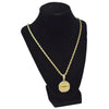 The Last Supper Gold Finish  Rope Chain Necklace 24"