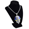 Thug Pharaoh 36" Silver Franco Chain Necklace